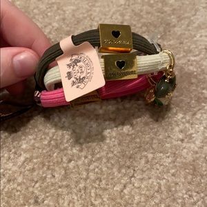 Juicy Couture Set of Three Stretch Wristbands